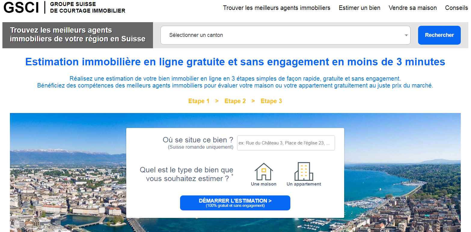 faire estimer sa maison en ligne suisse